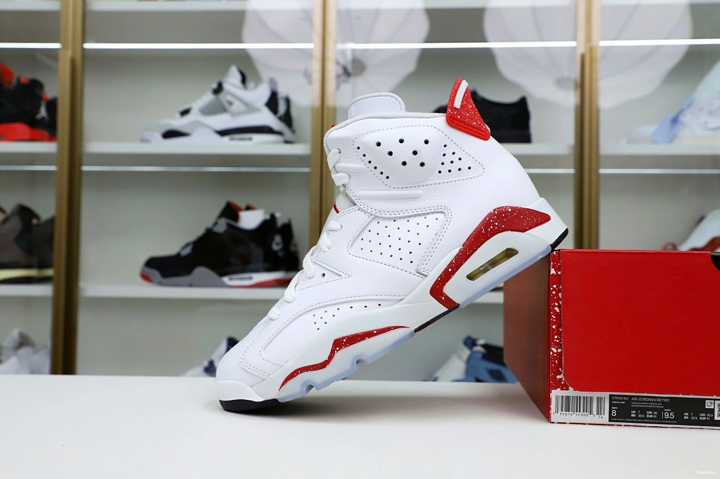 AIR RED OREO JORDAN 6 1203